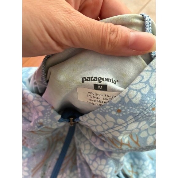 Patagonia Blue Light floral Jacket Women's Medium - Picture 4 of 5